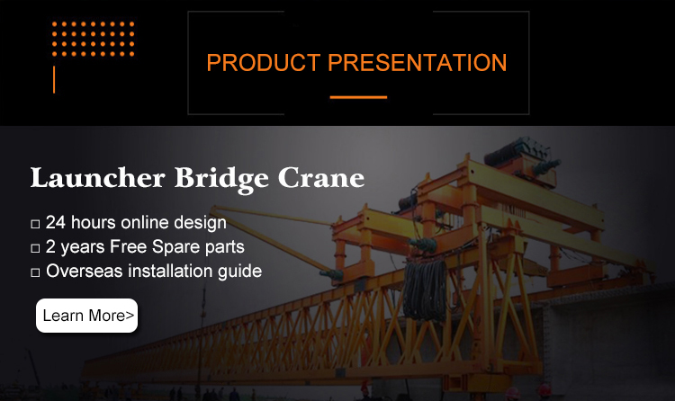Bridge Precast Concrete Beam Erecting launcher beam crane